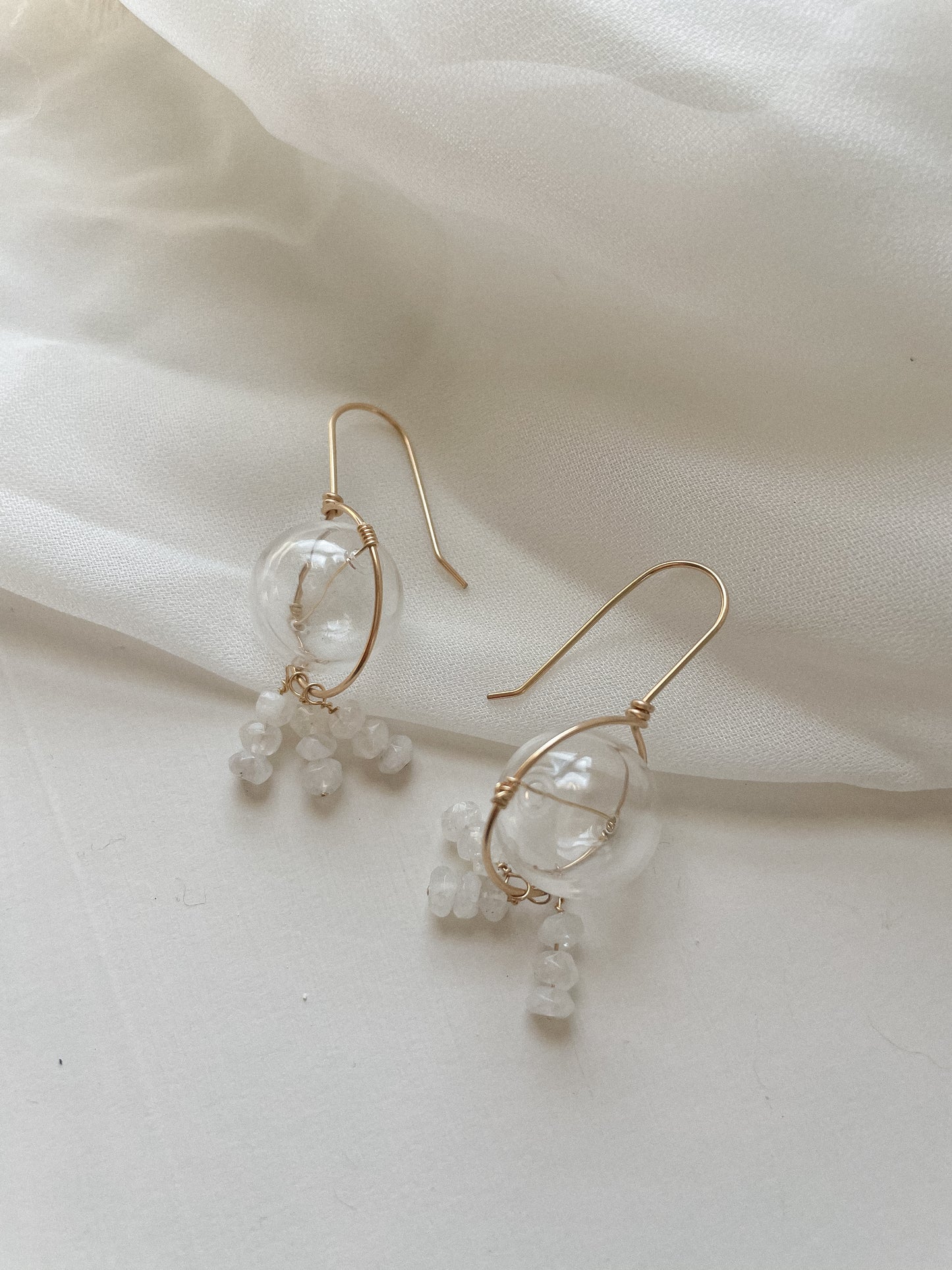 Saturn's Glass Earrings