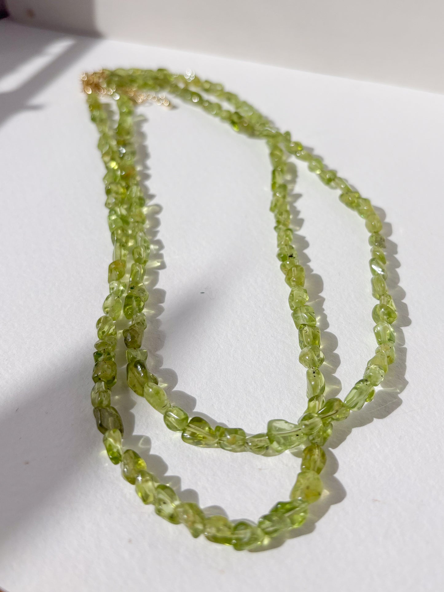 Candied Peridot Necklace