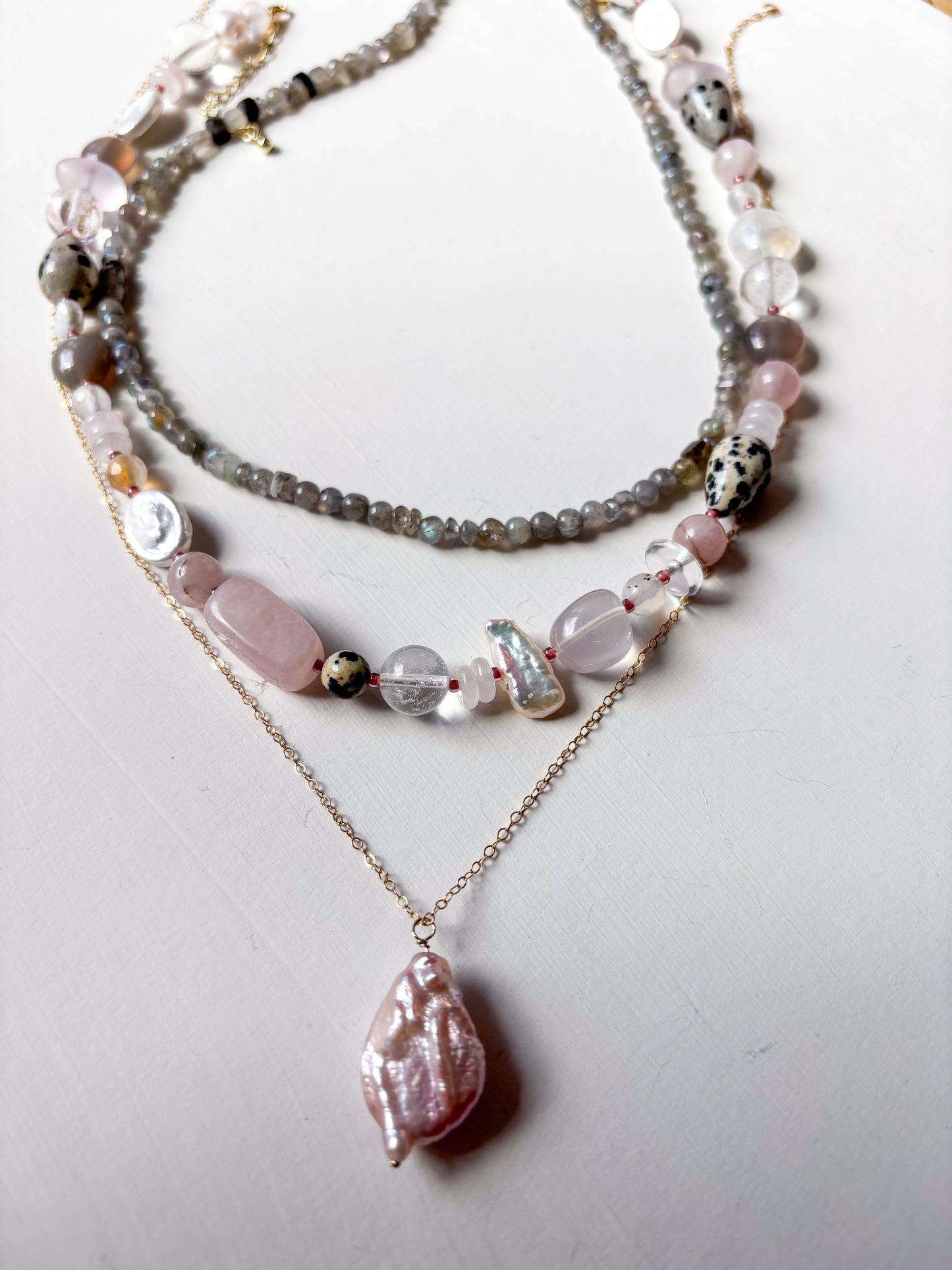 Labradorite Nugget Necklace