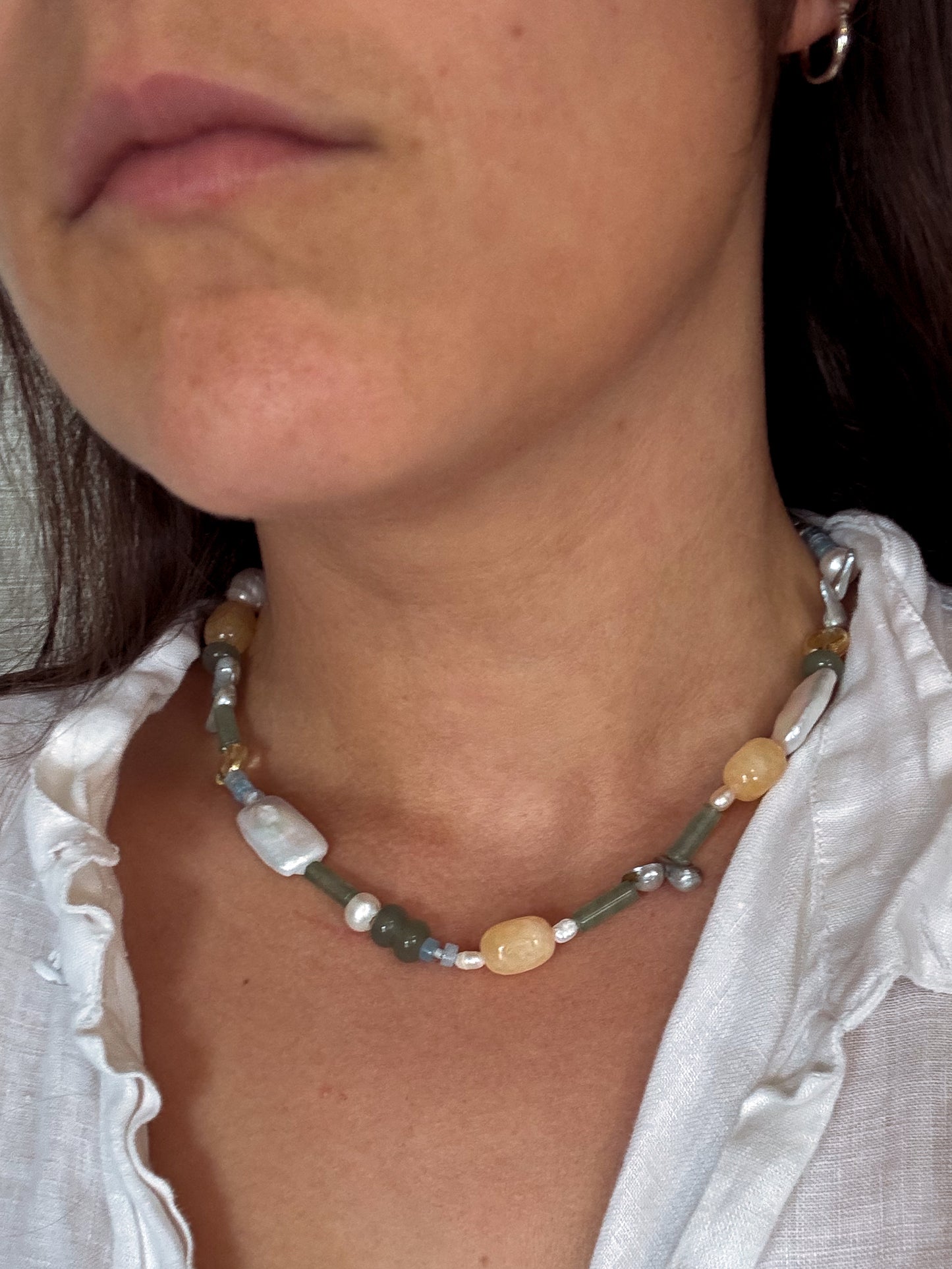 Limoncello Necklace (one of a kind)