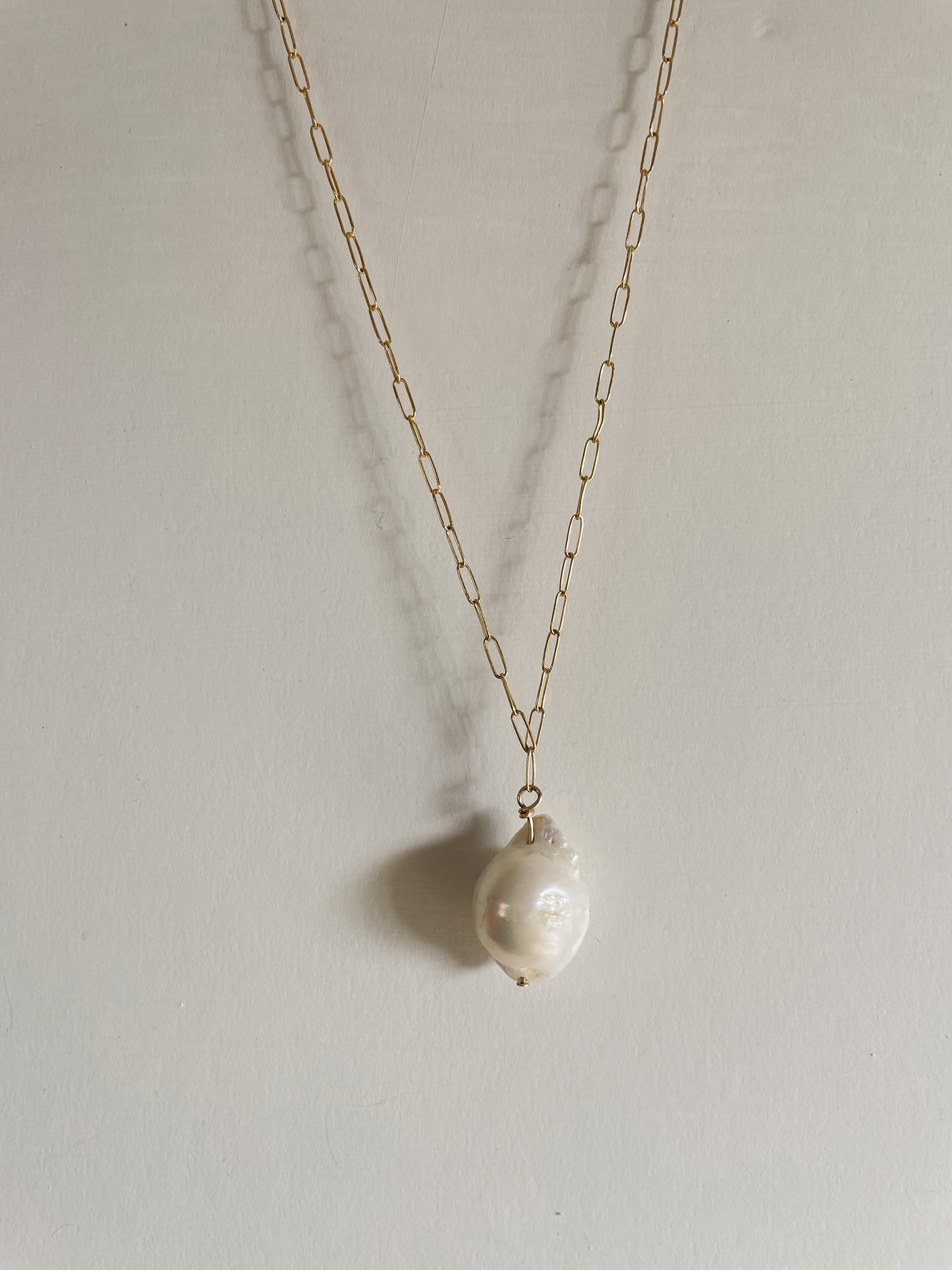 Baroque Pearl Pendant Necklace