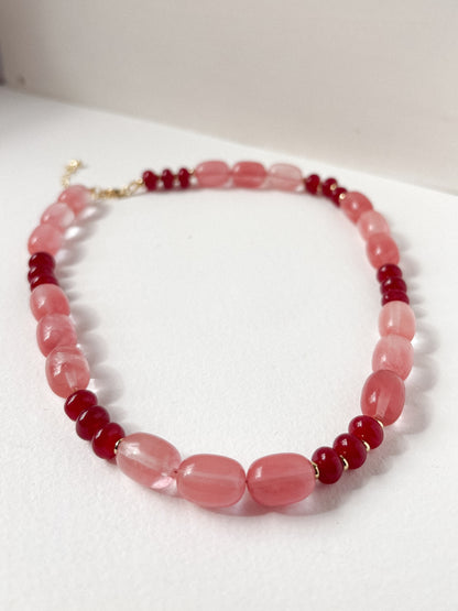 Two-Toned Hard Candy Necklace