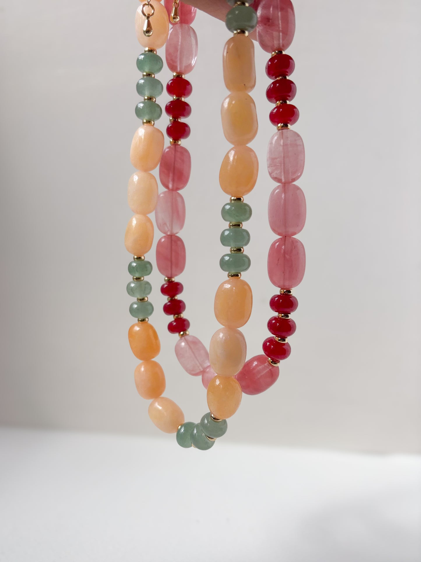 Two-Toned Hard Candy Necklace