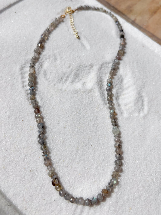 Labradorite Nugget Necklace