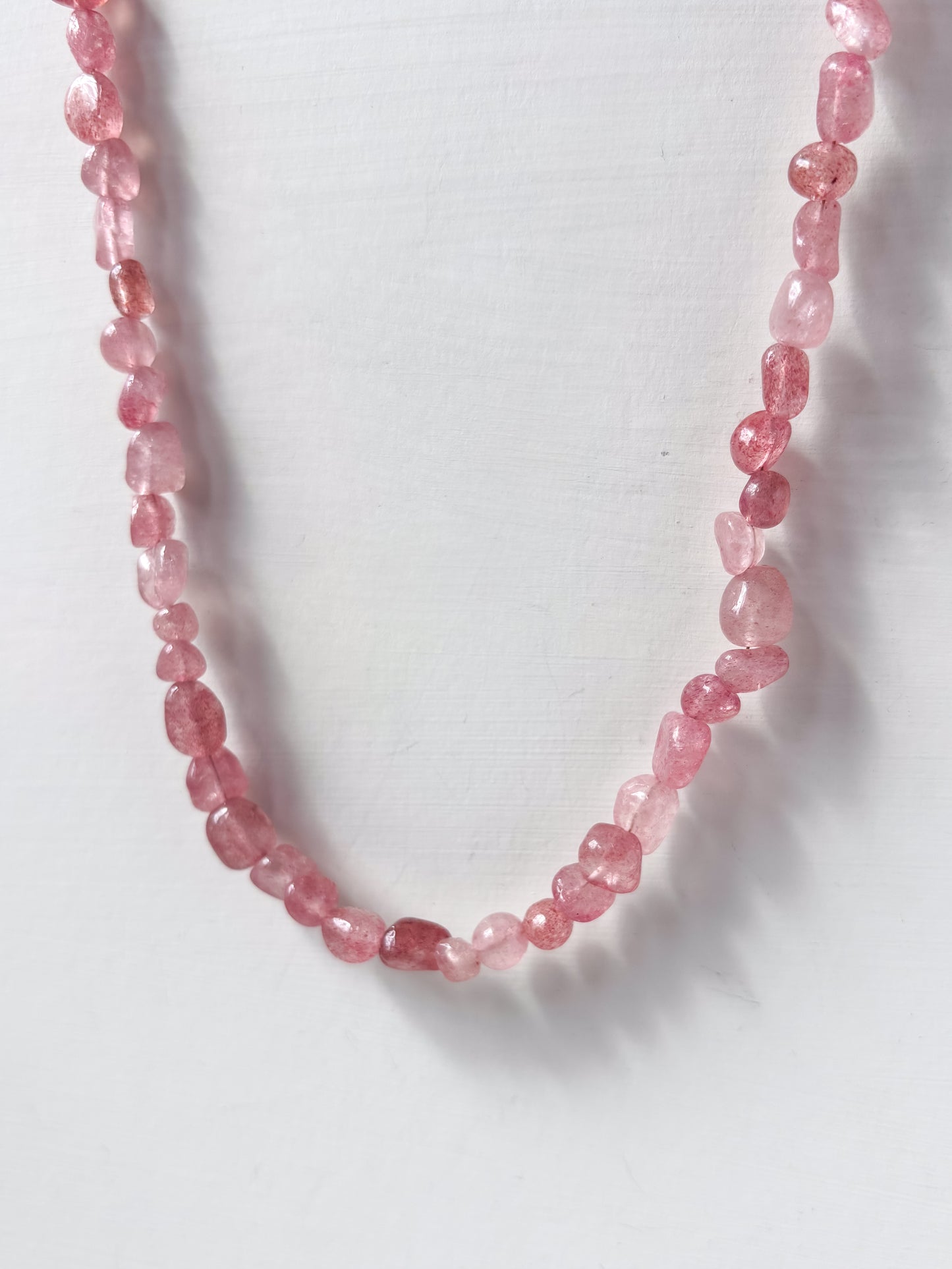 Candied Strawberry Quartz Necklace