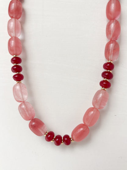 Two-Toned Hard Candy Necklace