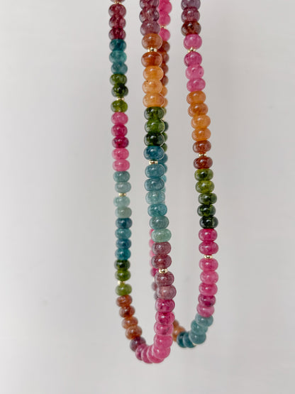 Watermelon Tourmaline Necklace