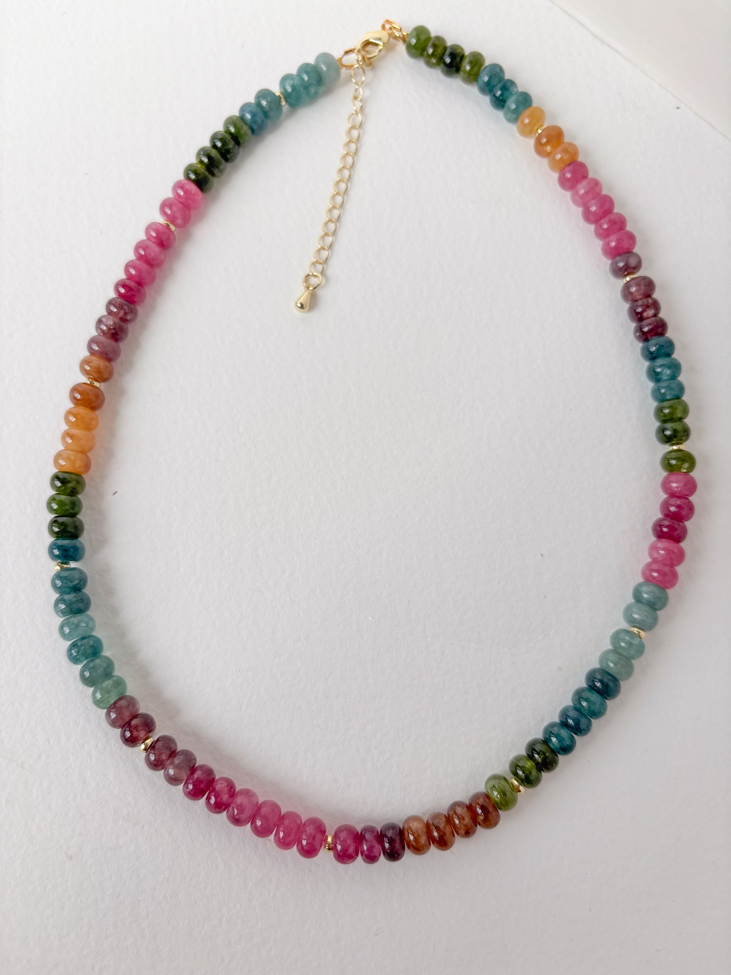 Watermelon Tourmaline Necklace