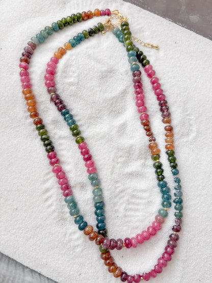 Watermelon Tourmaline Necklace