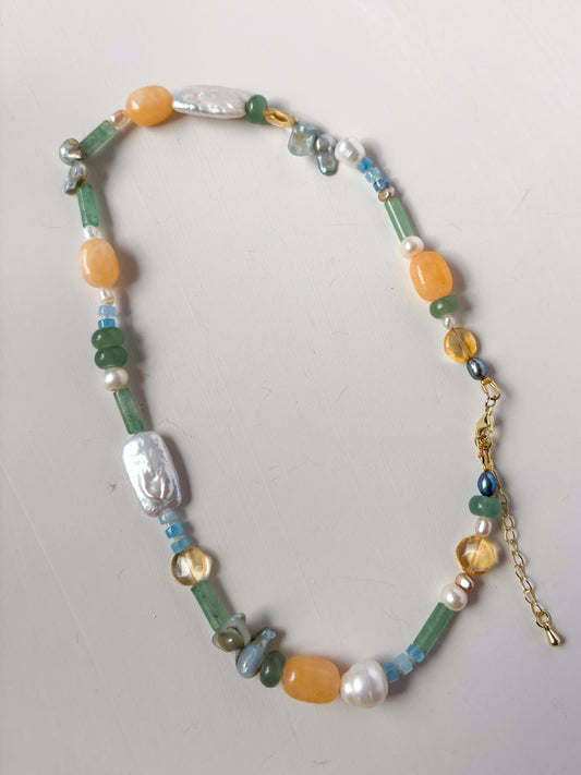Limoncello Necklace (one of a kind)