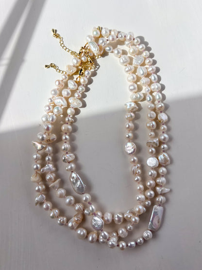 Modern Pearl Necklace