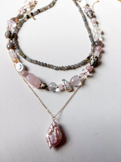 Labradorite Nugget Necklace