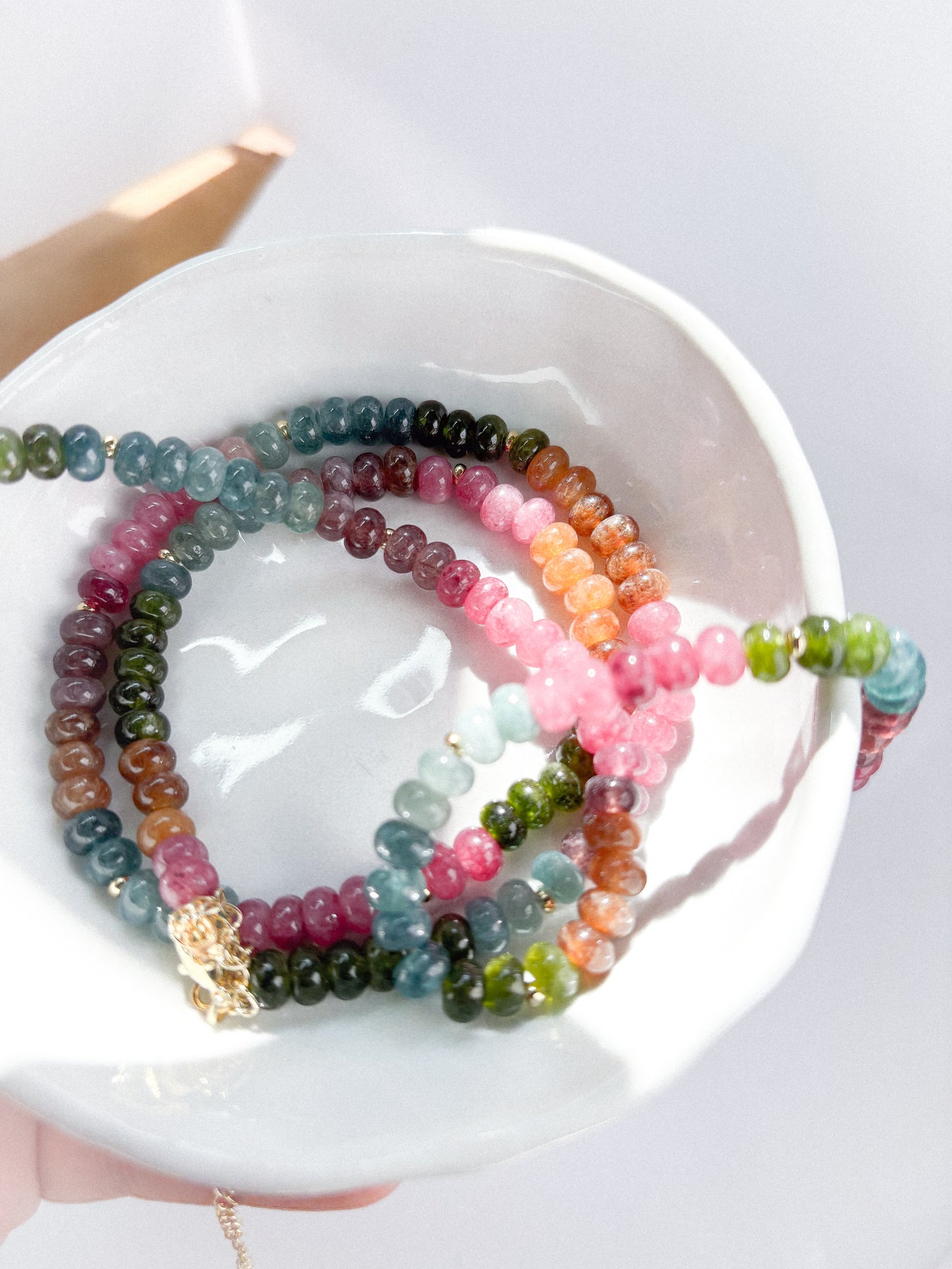 Watermelon Tourmaline Necklace
