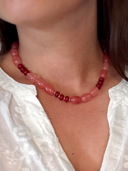 Two-Toned Hard Candy Necklace