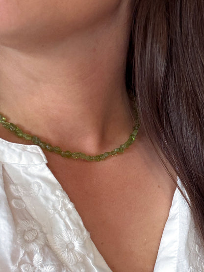 Candied Peridot Necklace
