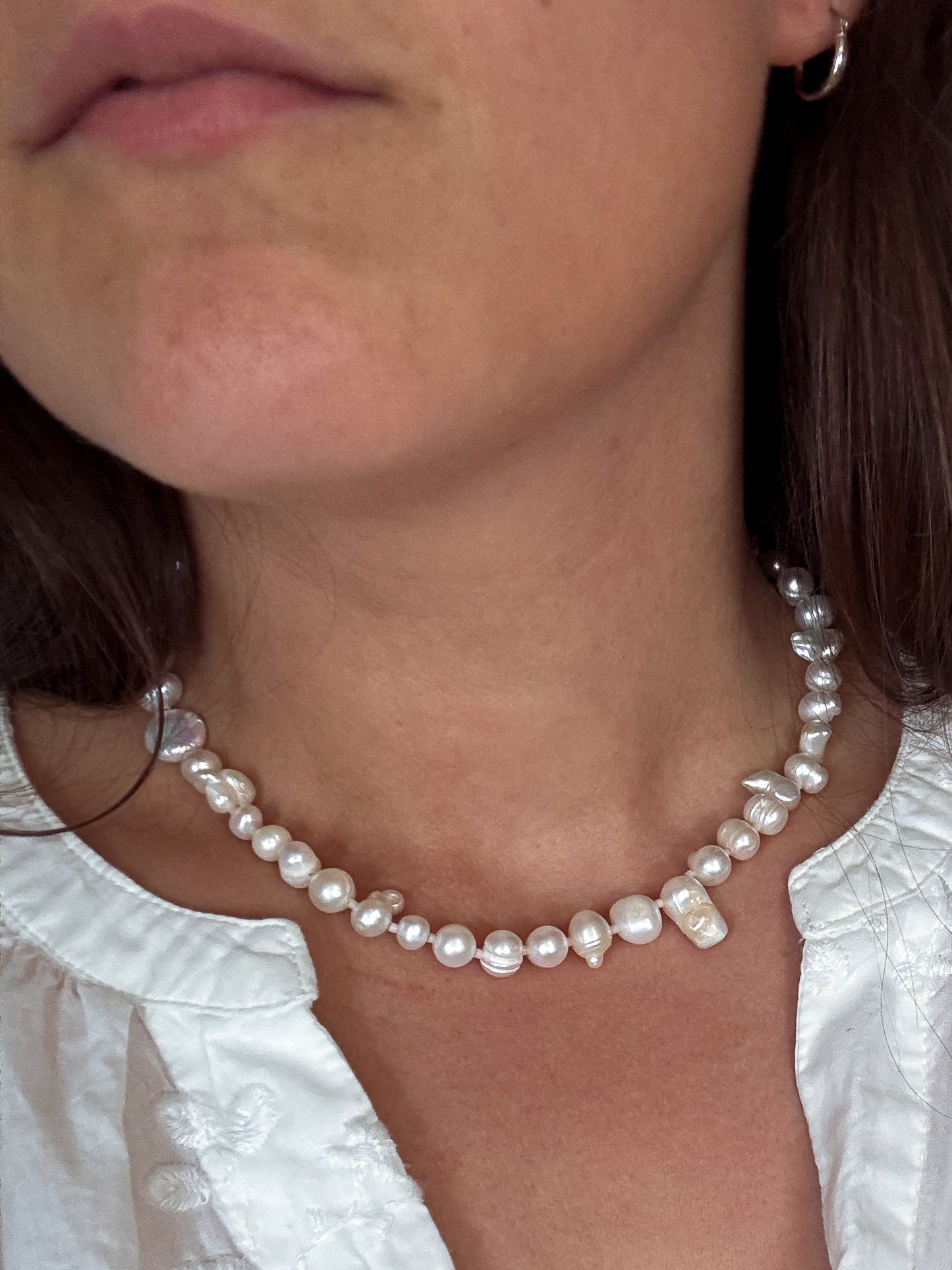 Modern Pearl Necklace
