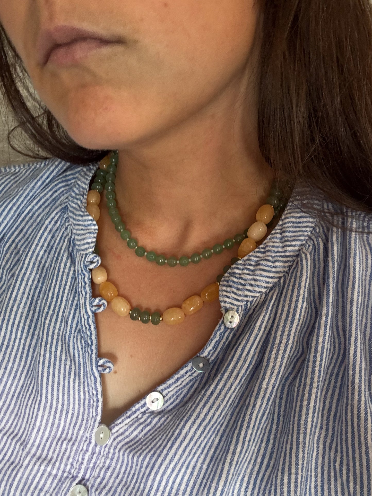 Aventurine Layering Necklace